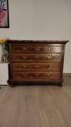 Houten kast met marmeren blad, Ophalen