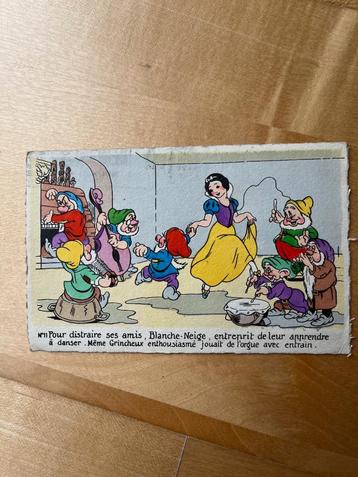 Disney: Postkaart Sneeuwwitje en 7 dwergen -1939