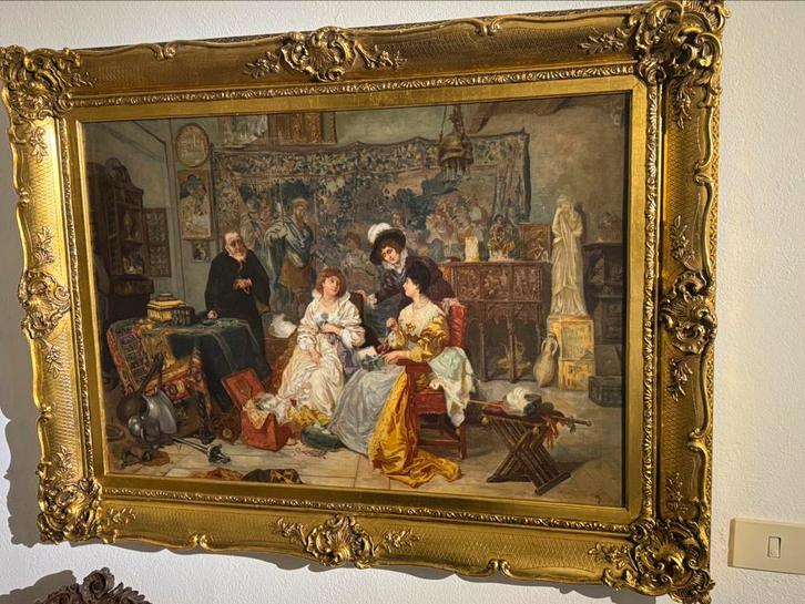 Antiek schilderij, Antiek en Kunst, Kunst | Schilderijen | Klassiek, Ophalen