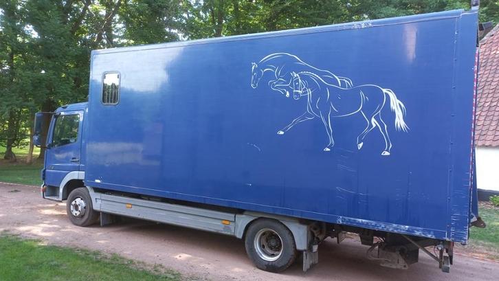 Paardenvrachtwagen, Dieren en Toebehoren, Paarden en Pony's | Trailers en Aanhangwagens, Gebruikt, Overige typen, Overige materialen