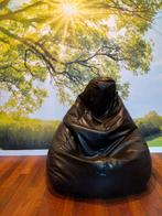 Pouf en simili cuir brun, 100 à 125 cm, Comme neuf, Enlèvement, 75 à 100 cm