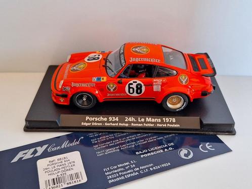 Fly Porsche 934 #68 Le Mans 1978 Jagermeister A935, Kinderen en Baby's, Speelgoed | Racebanen, Nieuw, Racebaan, Elektrisch, Overige merken