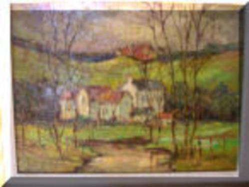 Schilderij van Pie Wilhelmus Rilul bekende Maastrichtse schi, Antiek en Kunst, Kunst | Schilderijen | Modern, Ophalen of Verzenden