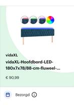 Hoofdbord bed fluweel, Huis en Inrichting, Slaapkamer | Bedden, Ophalen