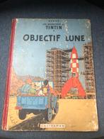 Tintin objectif lune 1e druk 1953, Boeken, Stripverhalen, Ophalen of Verzenden