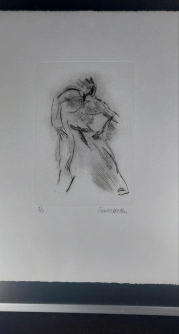 Gesigneerd ets gelimiteerde  beschikbaar voor biedingen