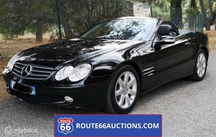 Mercedes-Benz SL500 | 2007 | Route 66 Auctions, Auto's, Mercedes-Benz, Bedrijf, Te koop, SL, Benzine, Overige carrosserie, Handgeschakeld