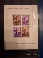 België: Blok 7* Ysaye Koningin Elisabeth Met lichte vlek, Postzegels en Munten, Verzenden, Koninklijk huis, Orginele gom, Zonder stempel