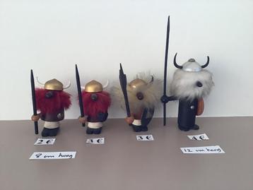 4 mooie viking beeldjes voor slechts 10 euro samen beschikbaar voor biedingen