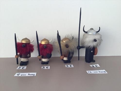 4 mooie viking beeldjes voor slechts 10 euro samen, Verzamelen, Beelden en Beeldjes, Zo goed als nieuw, Ophalen of Verzenden