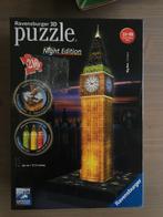 Ravensburger 3D puzzel BIG BEN - night edition (nieuw), Enlèvement ou Envoi, Moins de 500 pièces, Neuf, Rubik's Cube ou Puzzle 3D