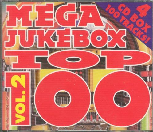 4CD-BOX * MEGA JUKEBOX TOP 100 - Vol. 2, Cd's en Dvd's, Cd's | Pop, Zo goed als nieuw, Ophalen of Verzenden