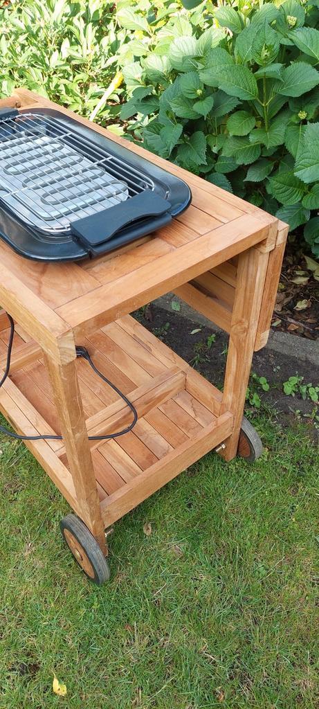 Teak BBQ meubel, Tuin en Terras, Elektrische barbecues, Nieuw, Ophalen