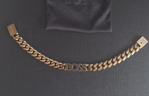 armband BOSS goud zo goed als nieuw, Handtassen en Accessoires, Armbanden, Zo goed als nieuw, Staal, Goud, Ophalen