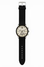 Emporio Armani herenhorloge, Handtassen en Accessoires, Horloges | Heren, Ophalen of Verzenden, Zo goed als nieuw, Staal