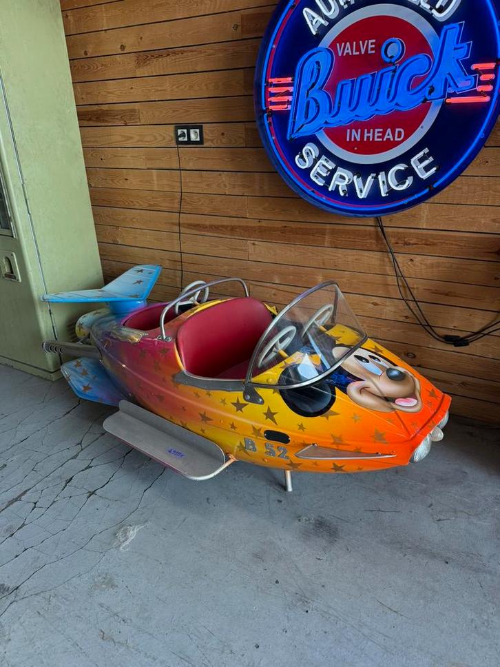 Autopede Avion de manège en métal, Collections, Marques & Objets publicitaires, Enlèvement