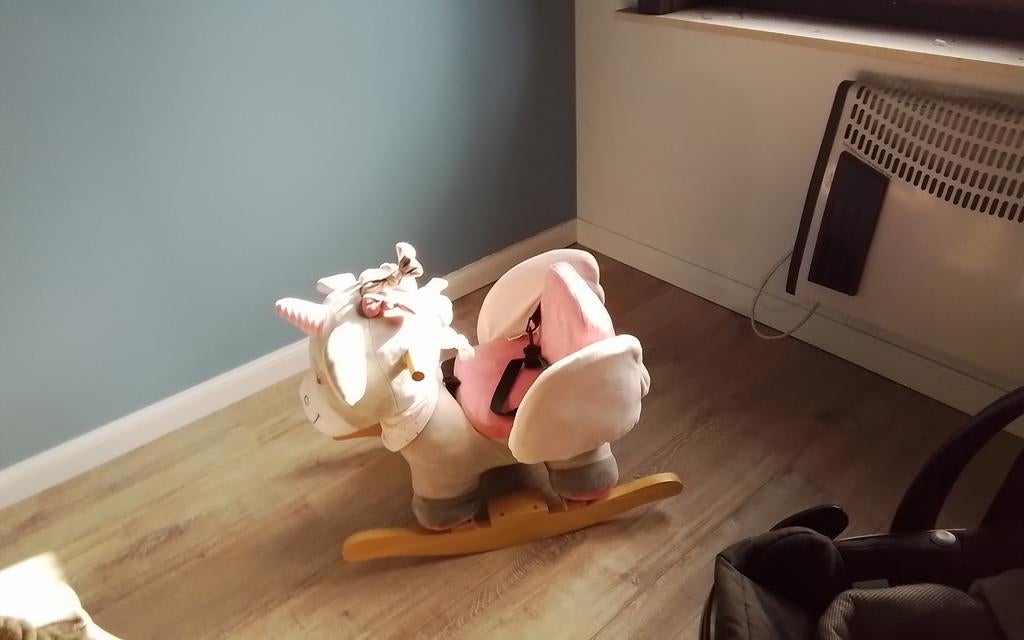 Natou schommelpaard, Ophalen