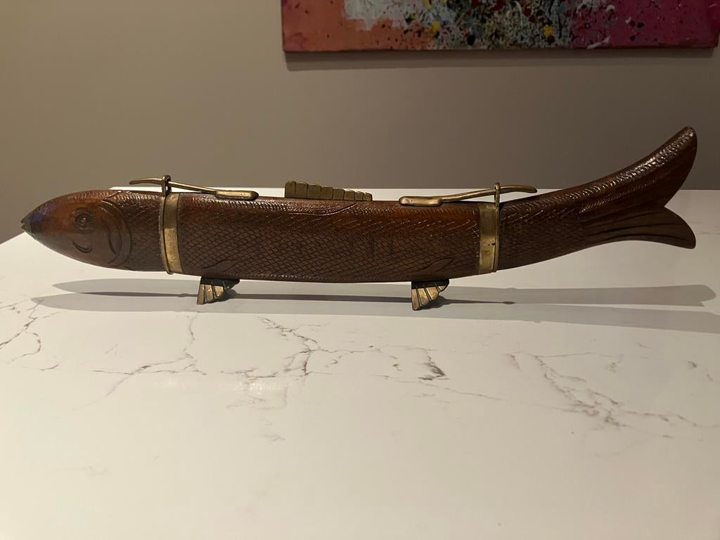 Unieke 2- delige  Anglo-indische trancheerset / messenset, Antiek en Kunst, Ophalen of Verzenden