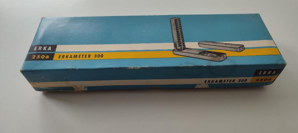 Vintage Erkameter 300 bloeddrukmeter in originele doos., Antiek en Kunst, Ophalen of Verzenden
