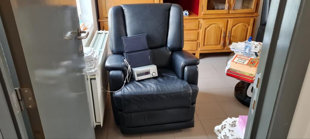 Fauteuils Relax Rundsleder, Huis en Inrichting, Fauteuils, Ophalen, Zo goed als nieuw, Leer