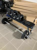 Halters en gewichten, Sport en Fitness, Fitnessmaterialen, Ophalen, Gebruikt