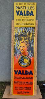 Zeldzaam Valda emaille bord (210 x 50 cm) uit 3 delen, Collections, Enlèvement ou Envoi, Neuf, Panneau publicitaire