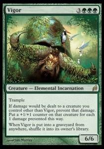 Vigor - LRW - MTG - NM, Hobby en Vrije tijd, Verzamelkaartspellen | Magic the Gathering, Ophalen of Verzenden