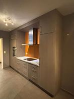 Moderne keuken te koop incl toestellen - reeds gedemonteerd, Bois, Brun, Enlèvement, Cuisine à mur double