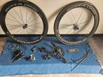 Campagnolo Bora One 50mm wielset en Campagnolo Record groep, Vélos & Vélomoteurs, Vélos Pièces, Enlèvement, Utilisé, Vélo de course