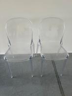 2 transparante stoelen, Enlèvement, Utilisé, Deux