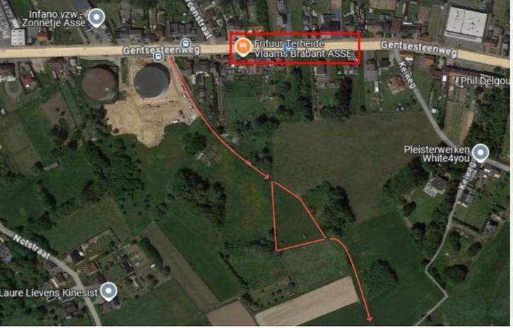 Weide/landbouwgrond 3770 m2 in 1730 Asse, Immo, Gronden en Bouwgronden