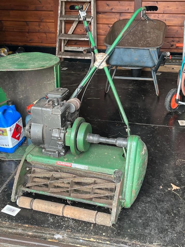 grasmachine met rol, Tuin en Terras, Grasmaaiers, Ophalen, Gebruikt, Opvangbak, Benzine-grasmaaier