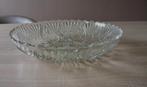 Grand plat en verre travaillée pour fruits ou autres, Plats pour fruits, Rond, Comme neuf, Verre