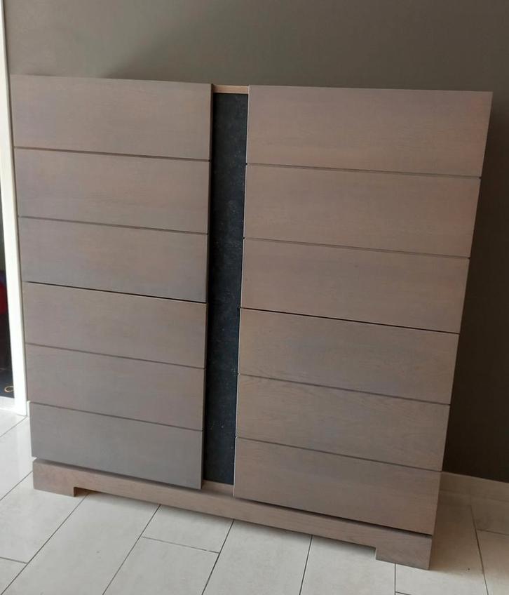 Mooie moderne wandkast, Huis en Inrichting, Kasten | Wandmeubels, Eikenhout, Ophalen