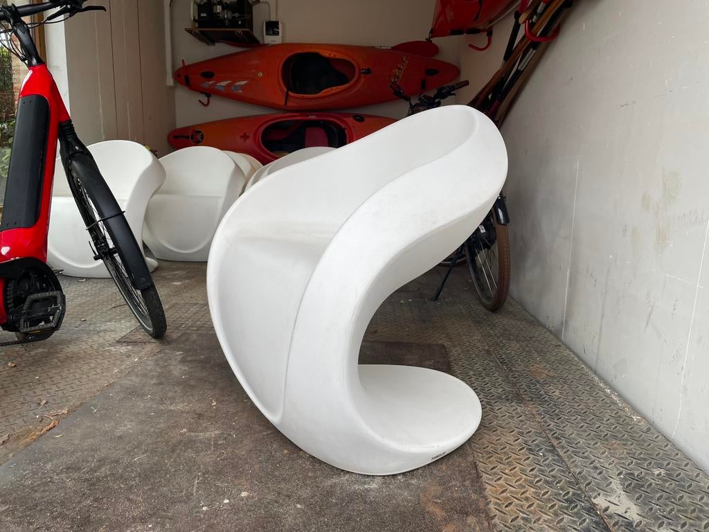 MyYour Miss Petra italiaanse design buitenstoelen, Ophalen, Gebruikt, Kunststof