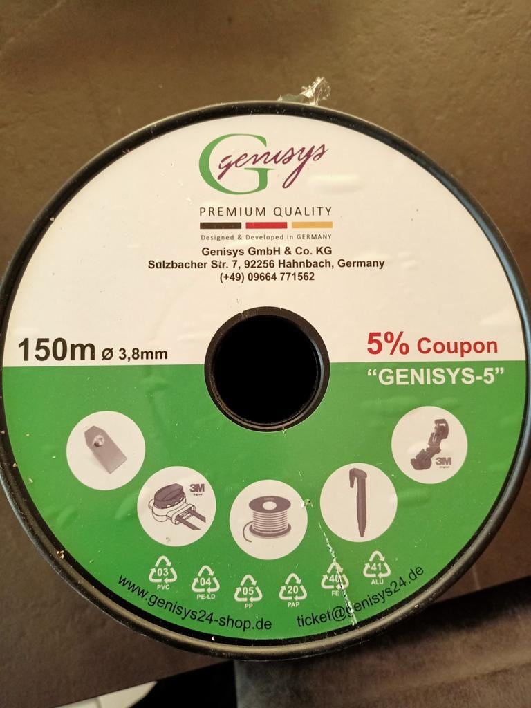 Câble pour limitation robot tondeuse et 200piquets d'ancrage, Enlèvement