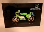 Kawasaki KR350 A Mang champion du monde 1981 Minichamps 1:12, Enlèvement ou Envoi, Neuf, 1:9 à 1:12, Moteur