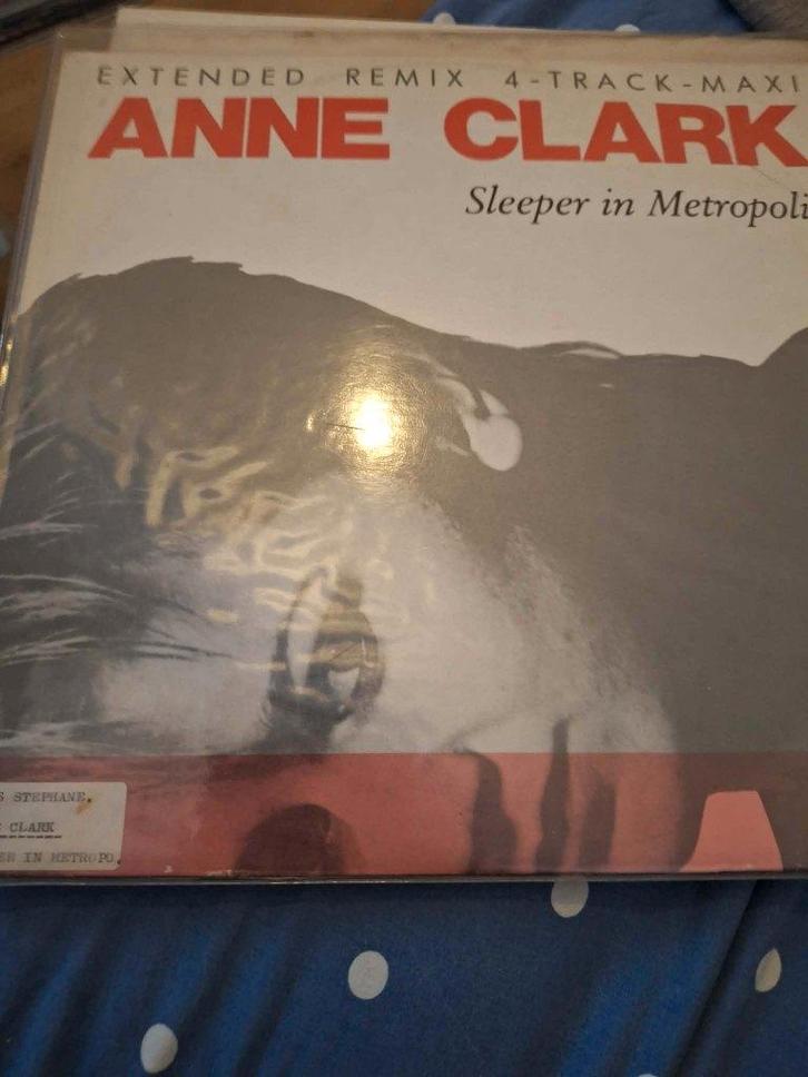vinyle anne clark  sleeper  metropolis original germany 1984, CD & DVD, Vinyles | Autres Vinyles, Utilisé, 10 pouces, Enlèvement ou Envoi