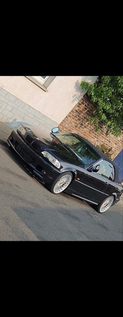 BMW E46 Cabriolet 320i – 170 ch (6 cylindres) pack m, Auto's, BMW, Beige, Cabriolet, Zwart, Leder