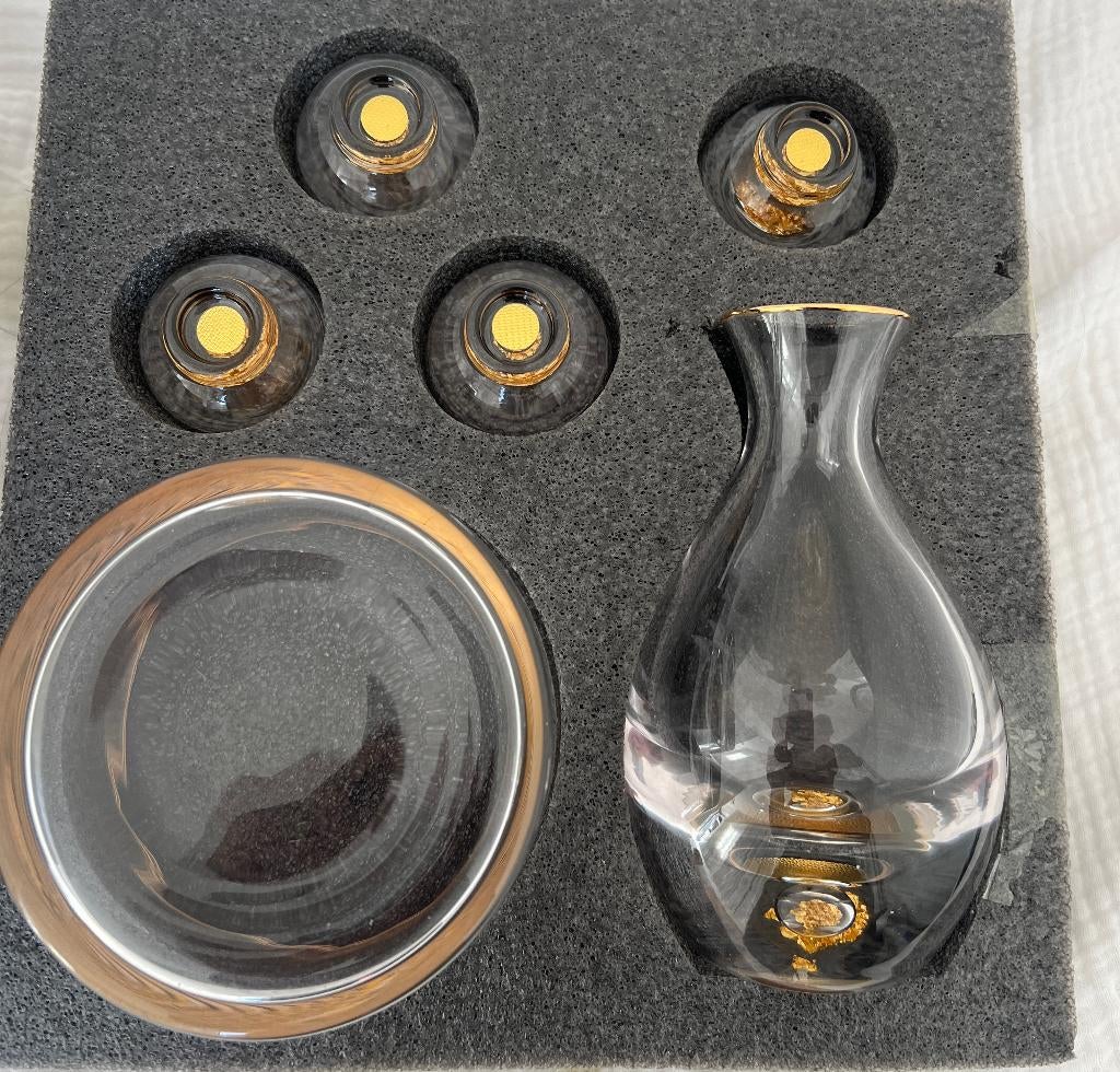 Sake karaf en glazen, Maison & Meubles, Neuf, Verre ou Verres, Verre, Enlèvement
