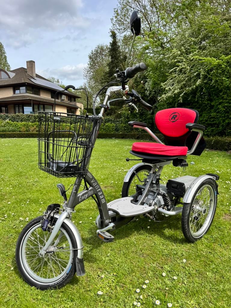 vanRaam Easy Go Vélo + Vélo électrique + Scootmobile, Enlèvement ou Envoi, Pliant, Comme neuf, Fauteuil roulant électrique