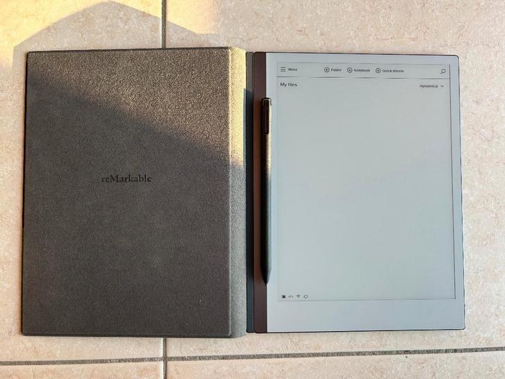 reMarkable 2, Computers en Software, E-readers, Zo goed als nieuw, 10 inch of meer, 8 GB, Touchscreen, Uitbreidbaar geheugen, Wi-Fi