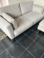 2 zitbank met poef, 75 à 100 cm, 200 à 250 cm, Comme neuf, Enlèvement