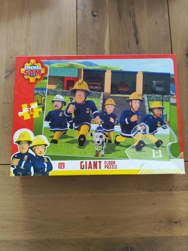 Vloerpuzzel brandweerman Sam, Kinderen en Baby's, Ophalen, Zo goed als nieuw