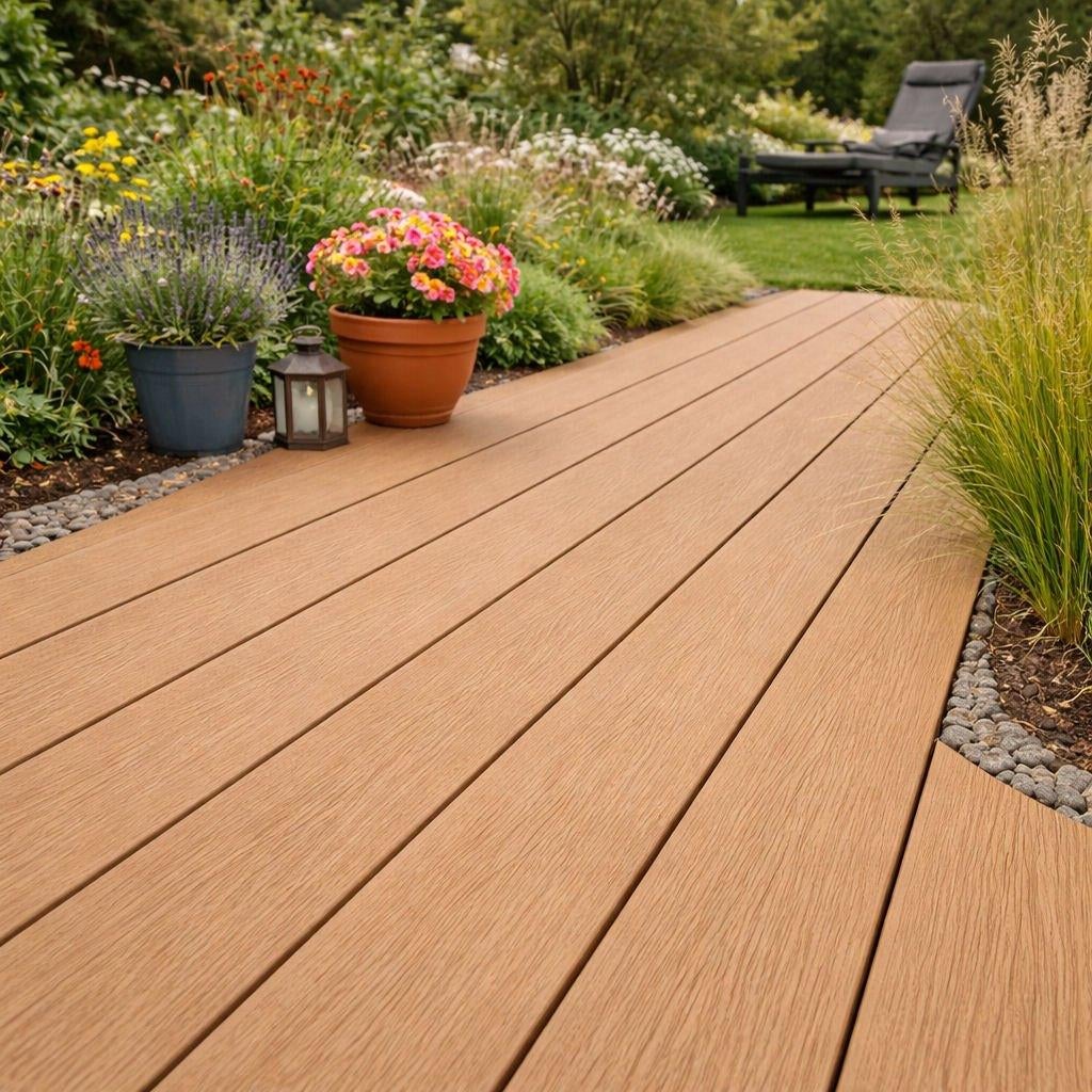 COMPOSIET VLONDERPLANKEN - DUMPPRIJS! €6,95 p/m | OP=OP, Tuin en Terras, Terrasdelen en Vlonders, Composiet, Ophalen