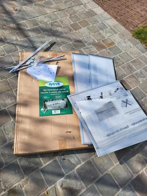 Nieuwe Alu kweekbak GROW (Aveve) – 100x60x40 cm – Ongebruikt, Ophalen, Aluminium