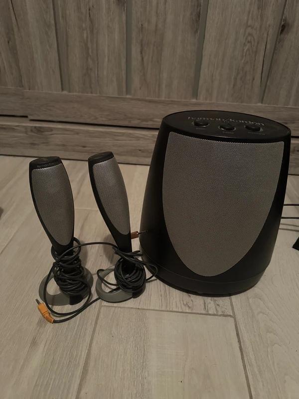 Harman Kardon HK695 – 2.1 Speaker (Subwoofer + 2 Satellites), Informatique & Logiciels, Enceintes Pc, Enlèvement