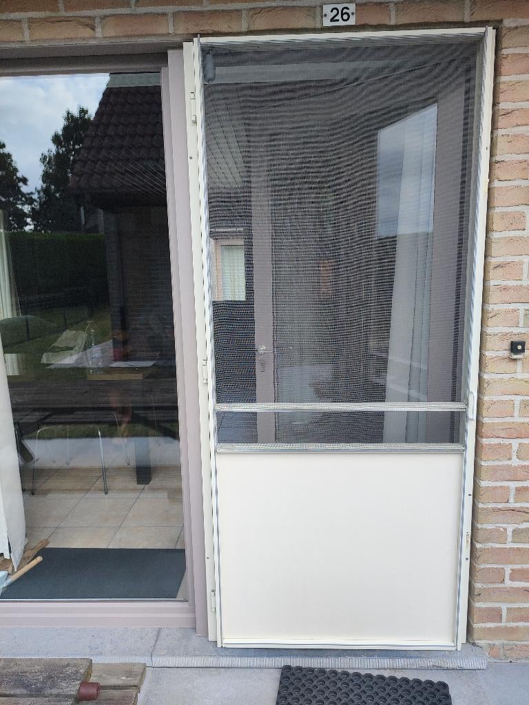 Vliegendeur, Ophalen, Gebruikt, Hordeur