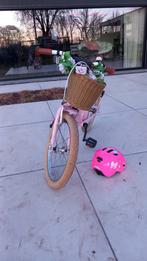 Fiets puky meisjes 18 inch roze en helm van ABUS, Fietsen en Brommers, Fietsen | Meisjes, Ophalen, 18 inch