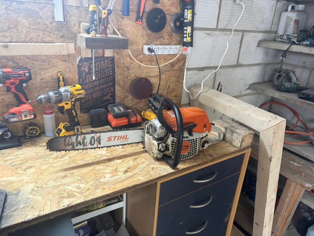 Stihl ms 271, Tuin en Terras, Grasmaaiers, Ophalen, Zo goed als nieuw